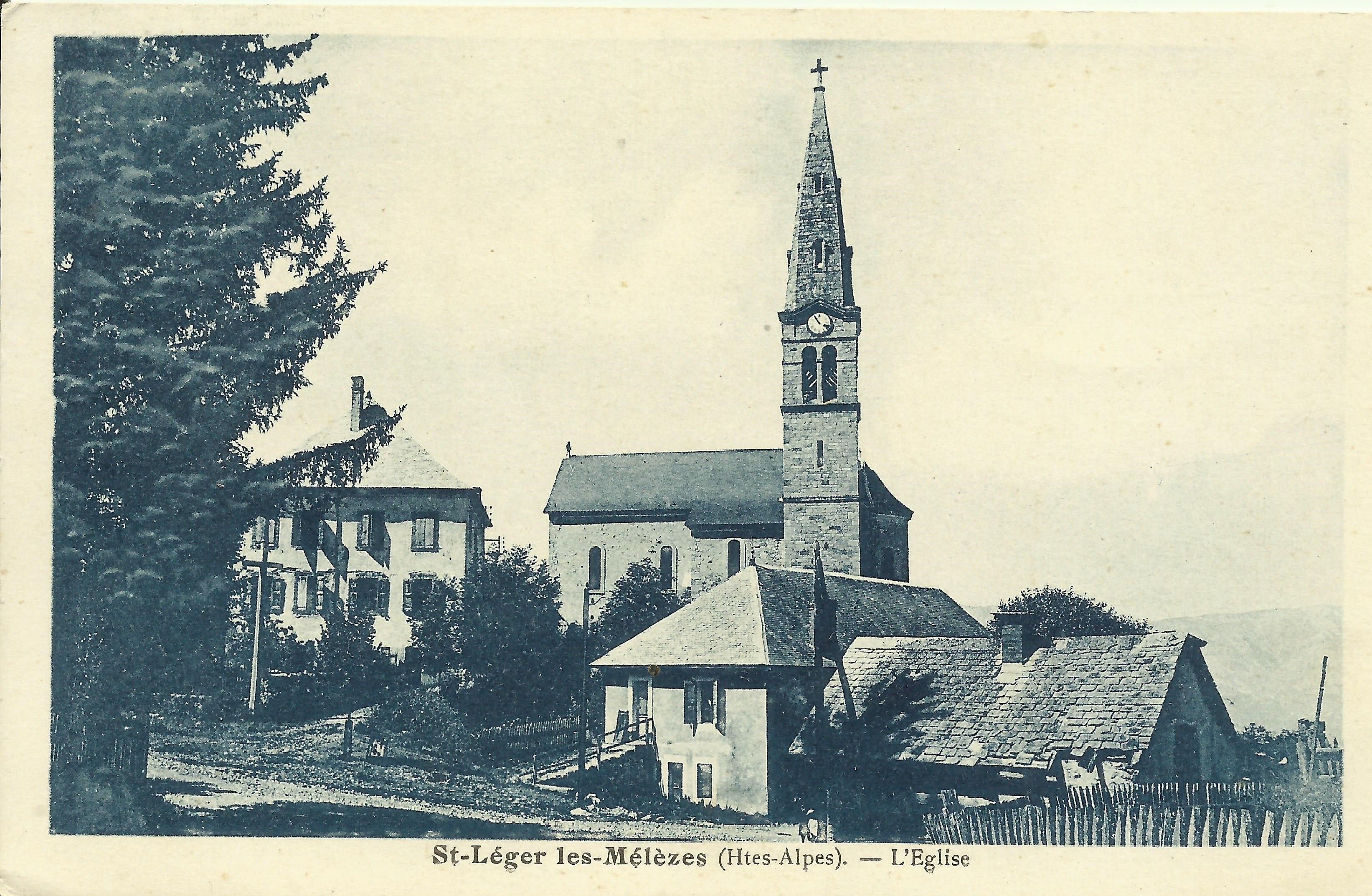 Eglise de Saint-Léger-Les-Mélèzes Avant / Après 