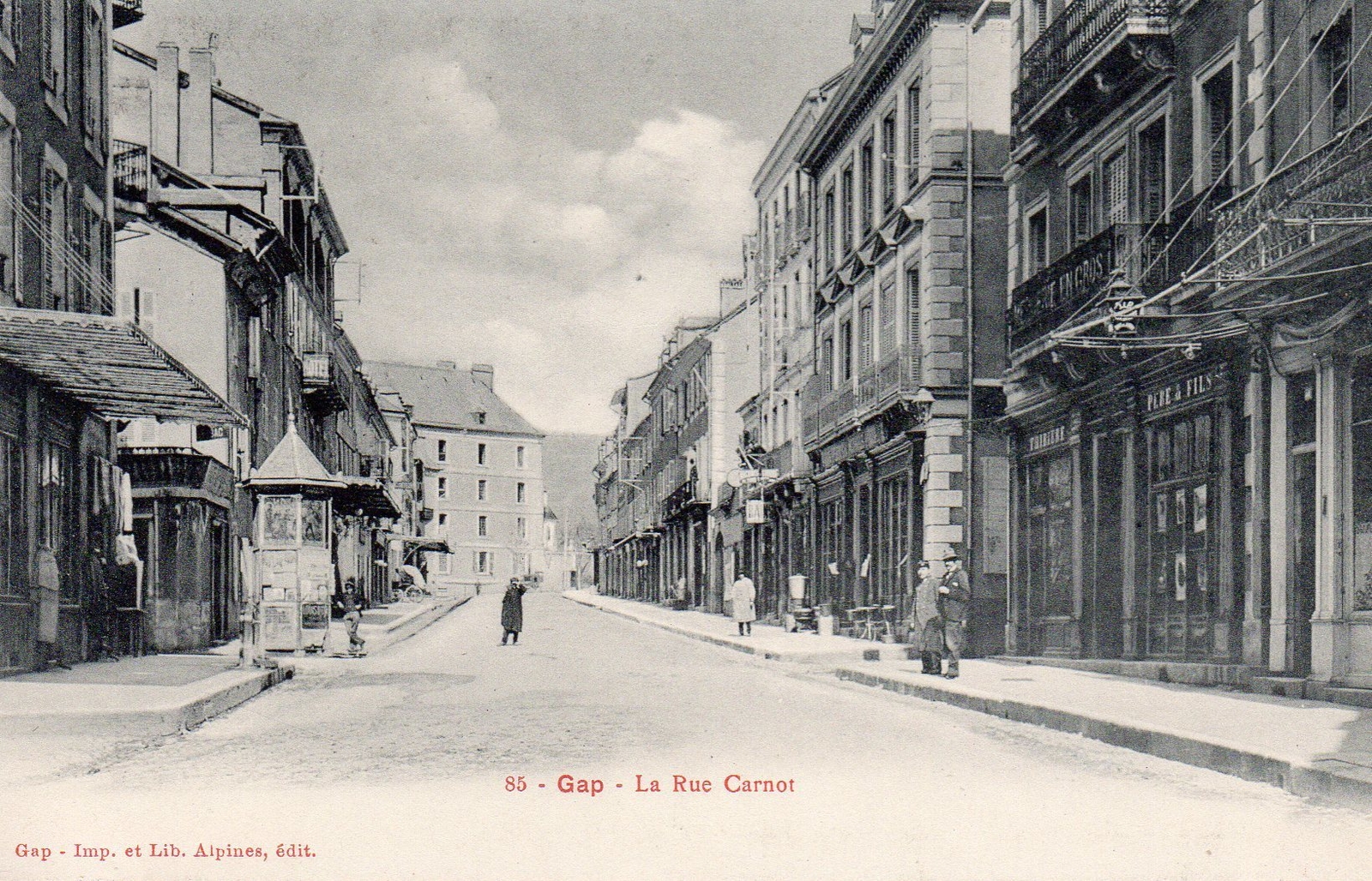 La Rue Carnot de Gap Avant/Après 