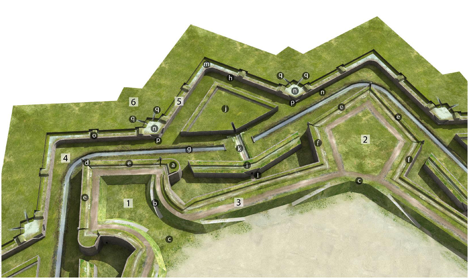 La fortification bastionnée 