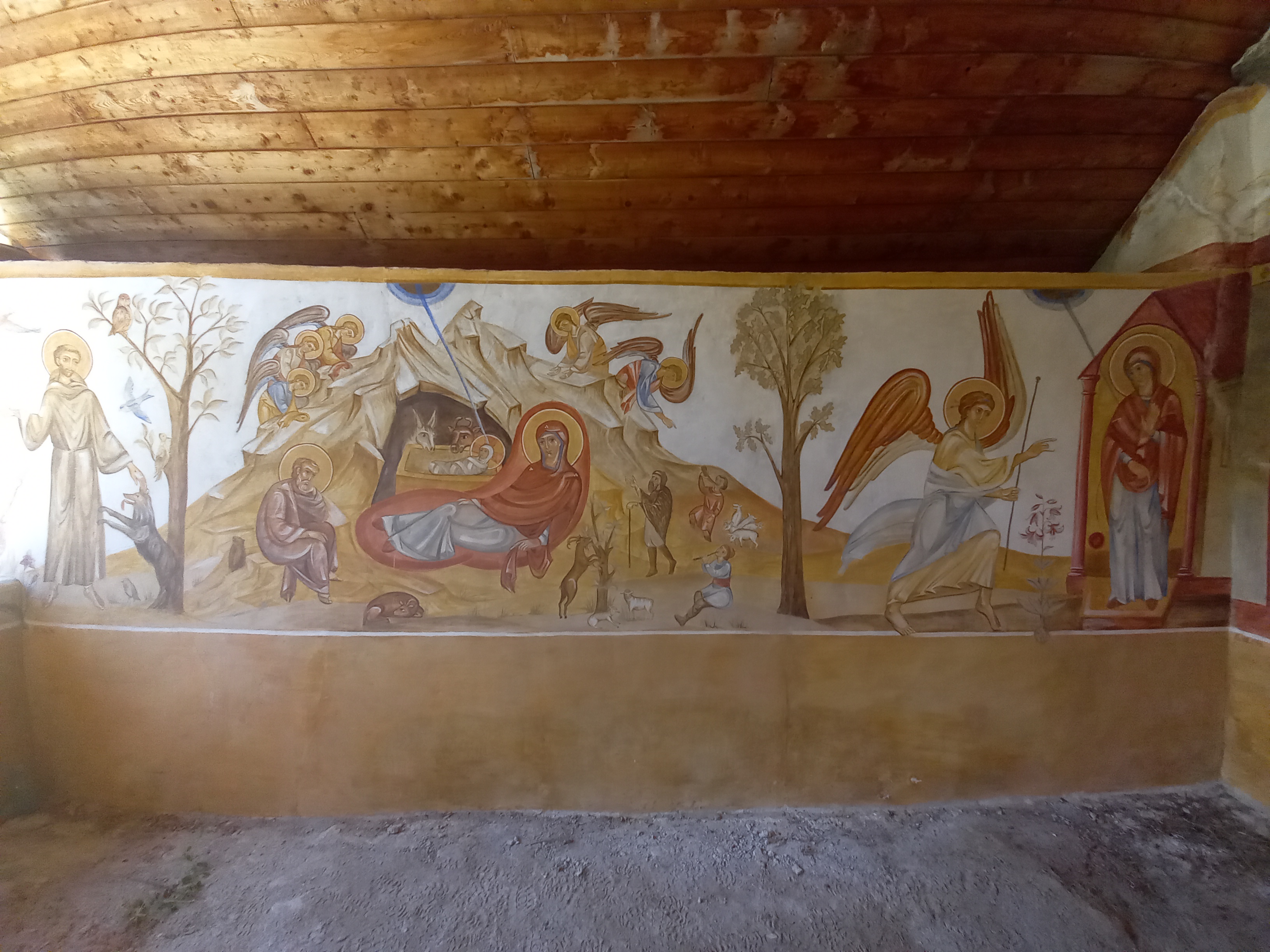 Mur latéral Ouest (mur de gauche)