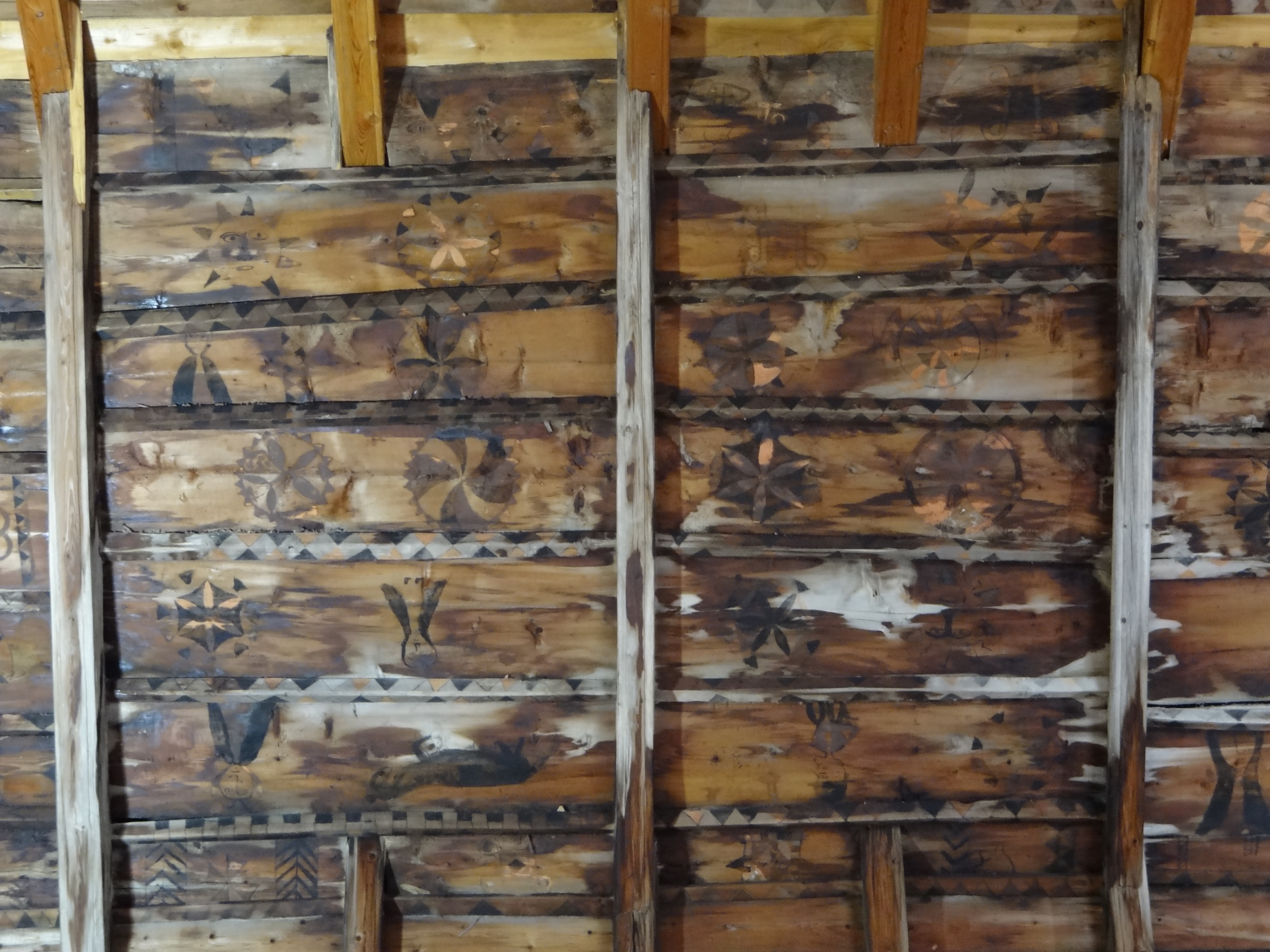 Notre coup de coeur : le lambris peint de 1605