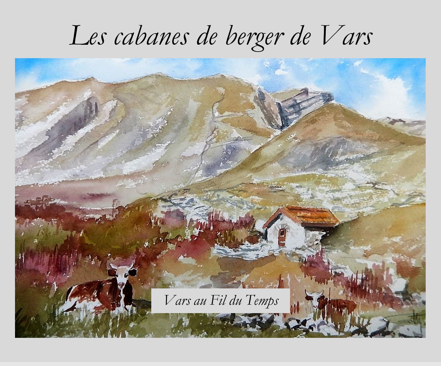 Un livret de découverte, en images et en aquarelles